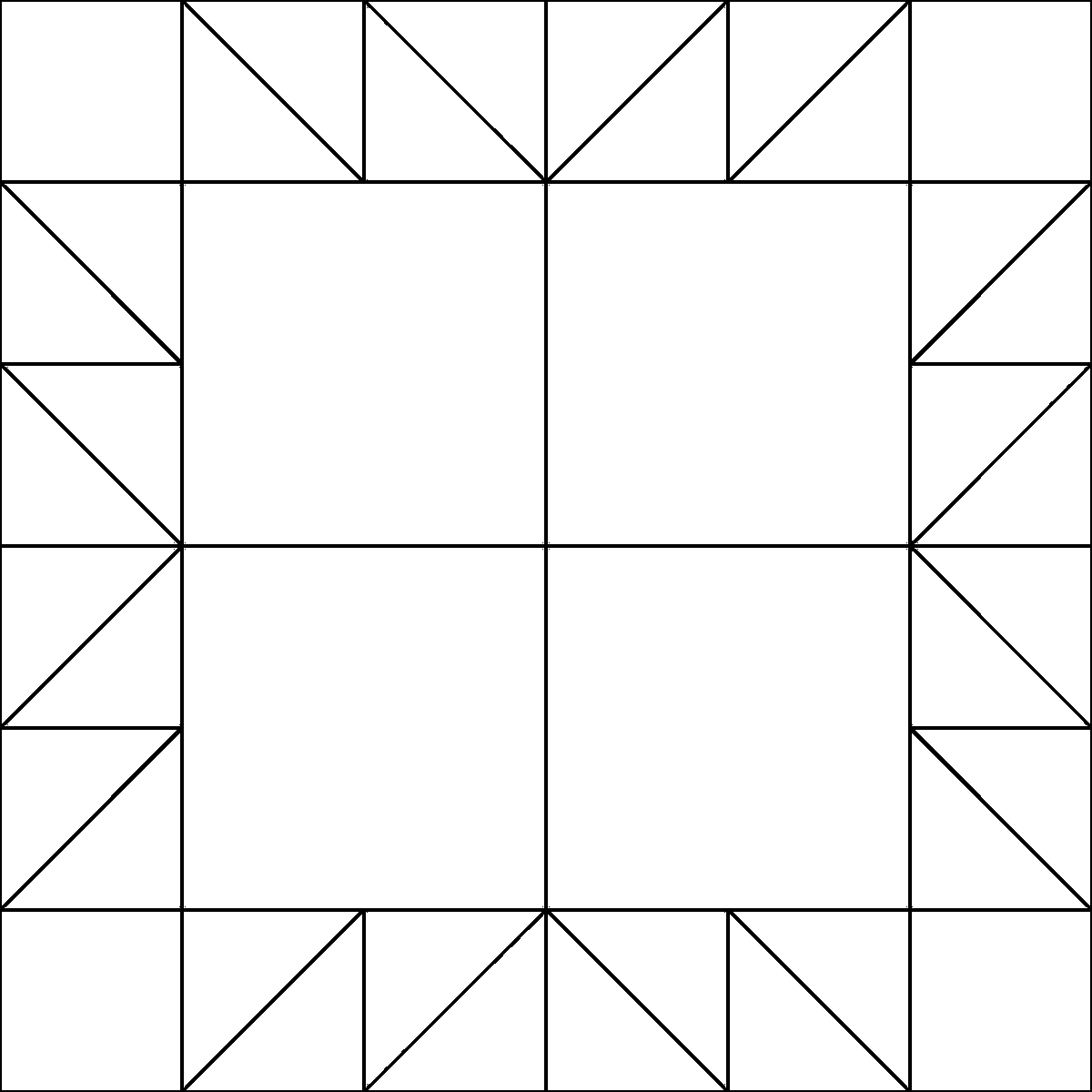 Pattern 157, Arizona Star barn quilt pattern thumbnail